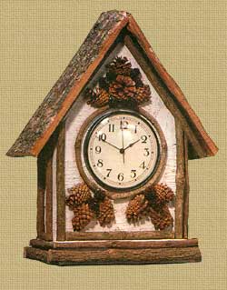 Handcarved Mantle Clock